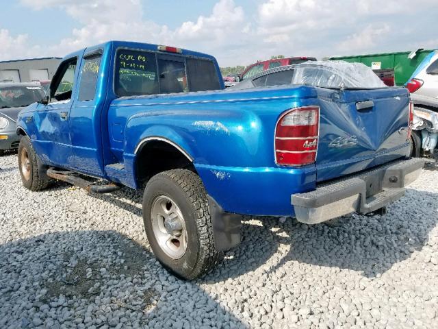 1FTZR15E91TA54517 - 2001 FORD RANGER SUP BLUE photo 3