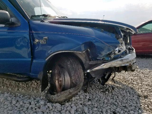 1FTZR15E91TA54517 - 2001 FORD RANGER SUP BLUE photo 9