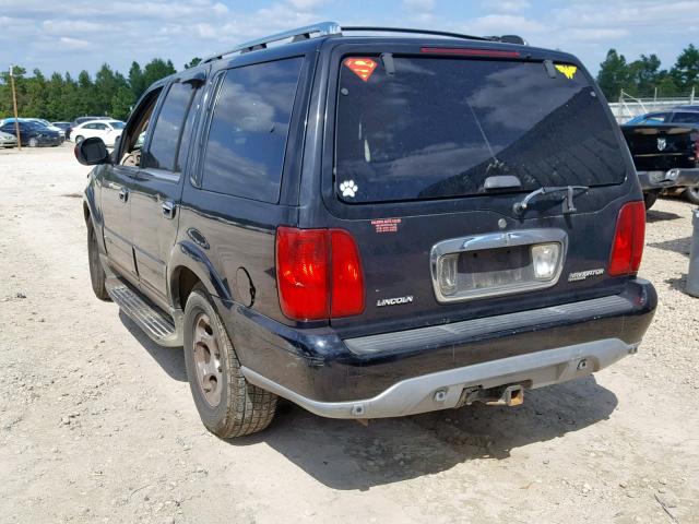 5LMEU27A41LJ00583 - 2001 LINCOLN NAVIGATOR BLACK photo 3