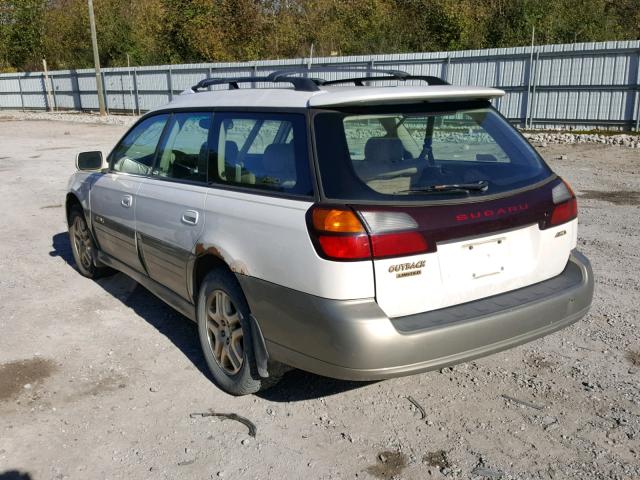 4S3BH6861Y7651279 - 2000 SUBARU LEGACY OUT WHITE photo 3