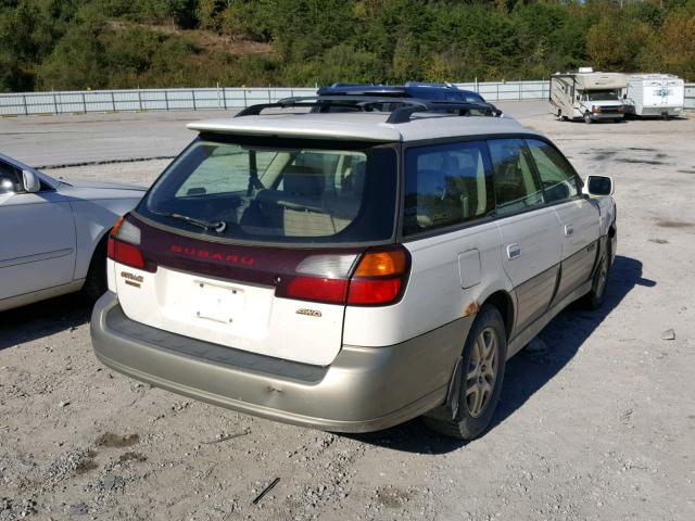 4S3BH6861Y7651279 - 2000 SUBARU LEGACY OUT WHITE photo 4