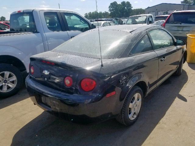 1G1AL15F677357997 - 2007 CHEVROLET COBALT LT BLACK photo 4