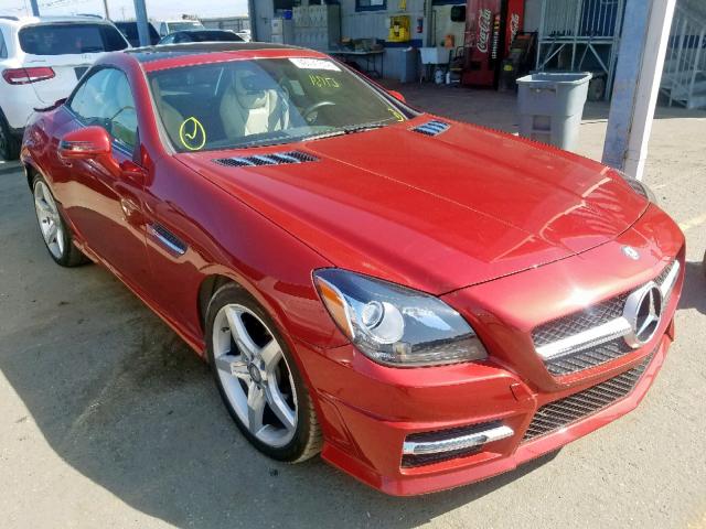 WDDPK4HA3FF096215 - 2015 MERCEDES-BENZ SLK 250 RED photo 1