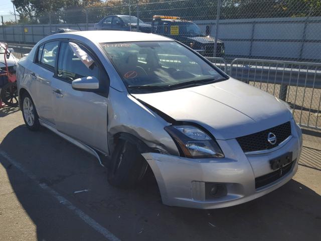 3N1AB6AP9CL667317 - 2012 NISSAN SENTRA 2.0 SILVER photo 1