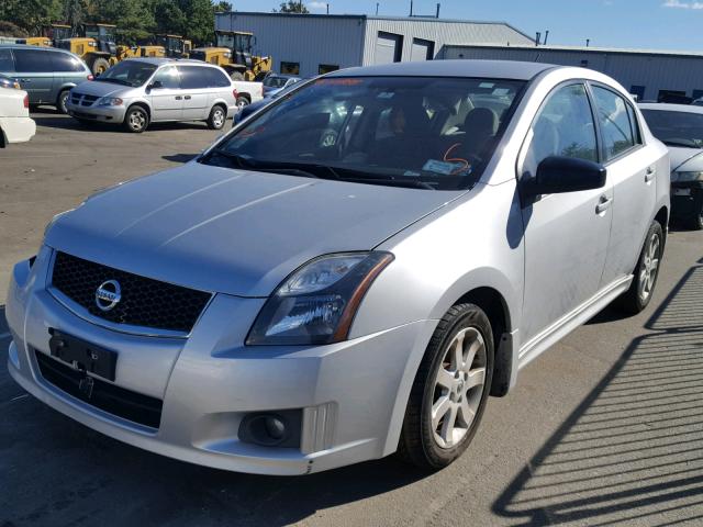 3N1AB6AP9CL667317 - 2012 NISSAN SENTRA 2.0 SILVER photo 2