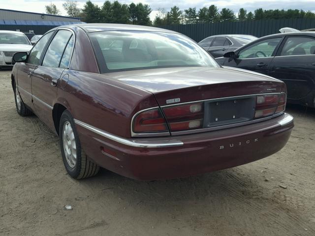 1G4CU521XX4606120 - 1999 BUICK PARK AVENU RED photo 3