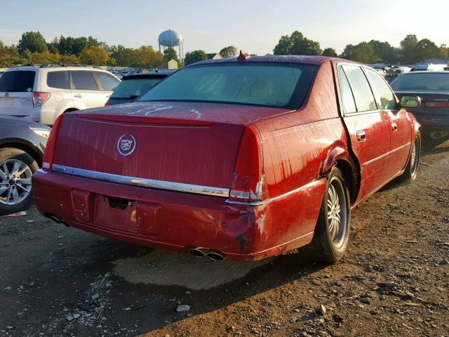 1G6KP5E94AU121703 - 2010 CADILLAC DTS PLATIN RED photo 4