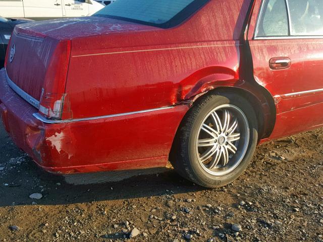 1G6KP5E94AU121703 - 2010 CADILLAC DTS PLATIN RED photo 9