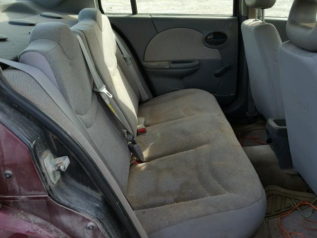 1G8AF52F93Z153732 - 2003 SATURN ION LEVEL BURGUNDY photo 6