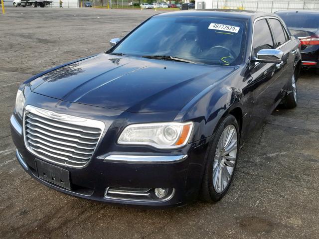 2C3CCACG3CH207800 - 2012 CHRYSLER 300 LIMITE BLUE photo 2