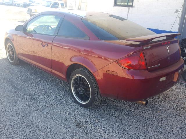 1G2AL15F077194792 - 2007 PONTIAC G5 RED photo 3