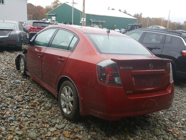 3N1AB6APXAL698900 - 2010 NISSAN SENTRA 2.0 RED photo 3