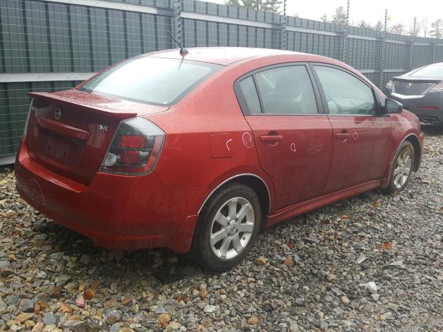 3N1AB6APXAL698900 - 2010 NISSAN SENTRA 2.0 RED photo 4