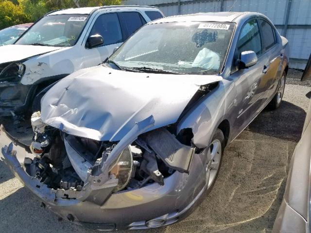 JM1BK123851324685 - 2005 MAZDA 3 S GRAY photo 2