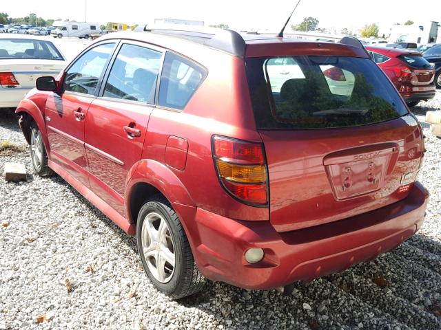 5Y2SL65856Z458963 - 2006 PONTIAC VIBE RED photo 3