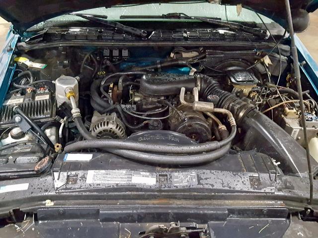 1GNDT13W0T2302712 - 1996 CHEVROLET BLAZER GREEN photo 7