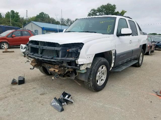 3GNEK13T63G309409 - 2003 CHEVROLET AVALANCHE WHITE photo 2