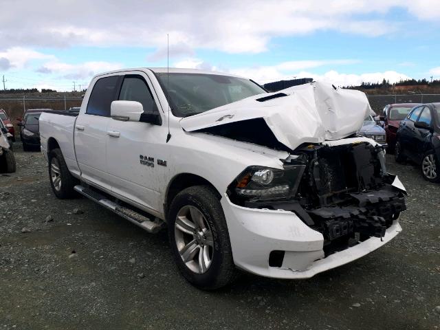 1C6RR7UT3DS709257 - 2013 RAM 1500 SPORT WHITE photo 1