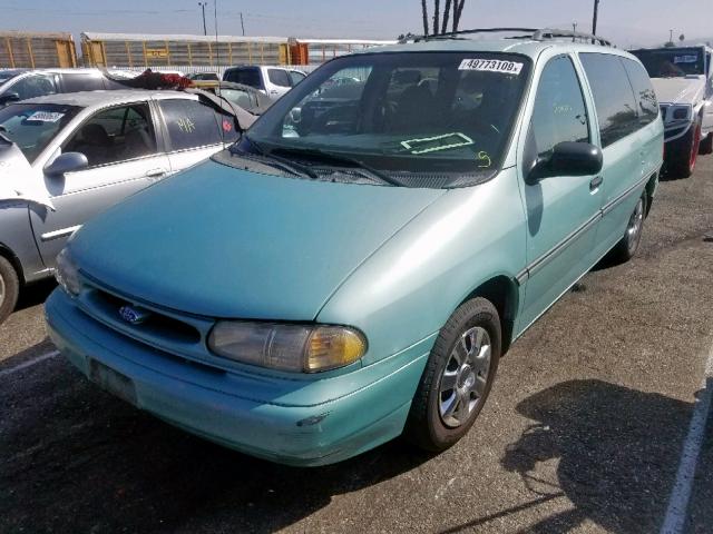 2FMDA5148SBB38881 - 1995 FORD WINDSTAR W BLUE photo 2