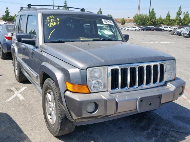 1J8HH48K88C114646 - 2008 JEEP COMMANDER GRAY photo 1