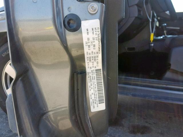 1J8HH48K88C114646 - 2008 JEEP COMMANDER GRAY photo 10