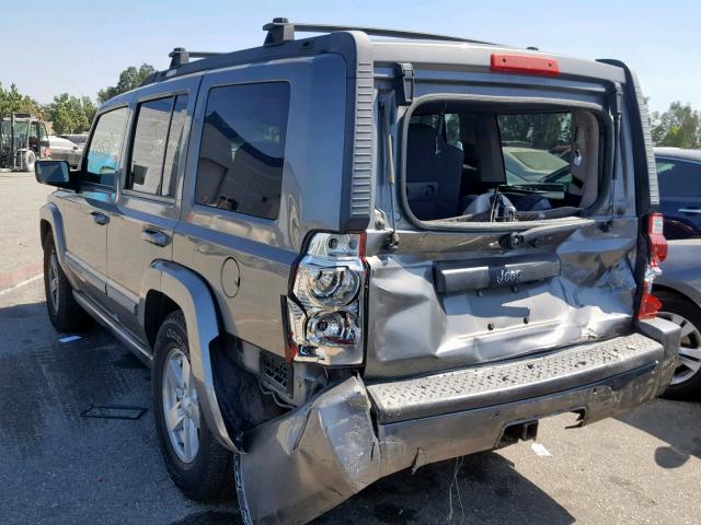 1J8HH48K88C114646 - 2008 JEEP COMMANDER GRAY photo 3