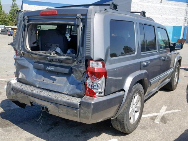1J8HH48K88C114646 - 2008 JEEP COMMANDER GRAY photo 4