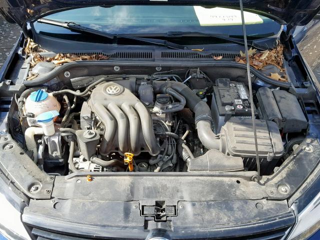 3VW2K7AJXCM389652 - 2012 VOLKSWAGEN JETTA BASE Կապույտ լուսանկար 7