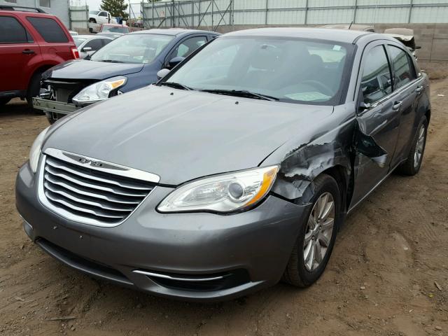 1C3CCBBB3CN260578 - 2012 CHRYSLER 200 TOURIN CHARCOAL photo 2