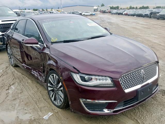 3LN6L5E93HR648459 - 2017 LINCOLN MKZ RESERV MAROON photo 1