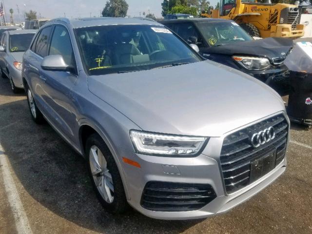 WA1HCCFS1JR003727 - 2018 AUDI Q3 PREMIUM SILVER photo 1