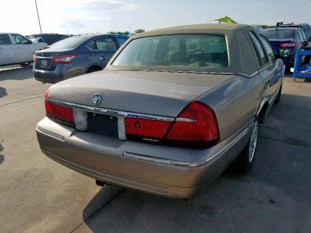 2MEFM74W41X687877 - 2001 MERCURY GRAND MARQ TAN photo 4