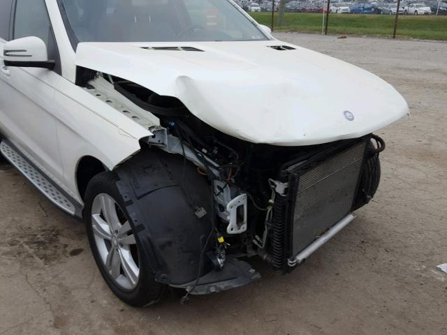 4JGDA5HB9DA203482 - 2013 MERCEDES-BENZ ML 350 4MA WHITE photo 9