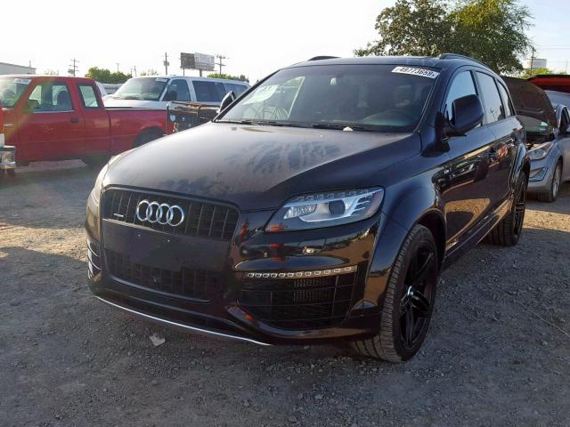 WA1WMAFE1FD005601 - 2015 AUDI Q7 TDI BLACK photo 2