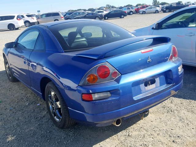 4A3AC44G55E012145 - 2005 MITSUBISHI ECLIPSE GS BLUE photo 3