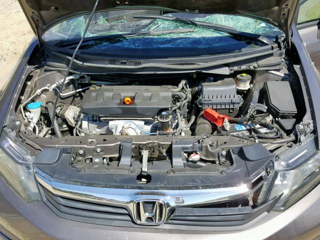 19XFB2F88CE073660 - 2012 HONDA CIVIC EX BROWN photo 7