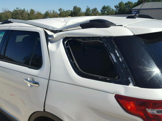 1FM5K7F90DGB51296 - 2013 FORD EXPLORER L WHITE photo 9