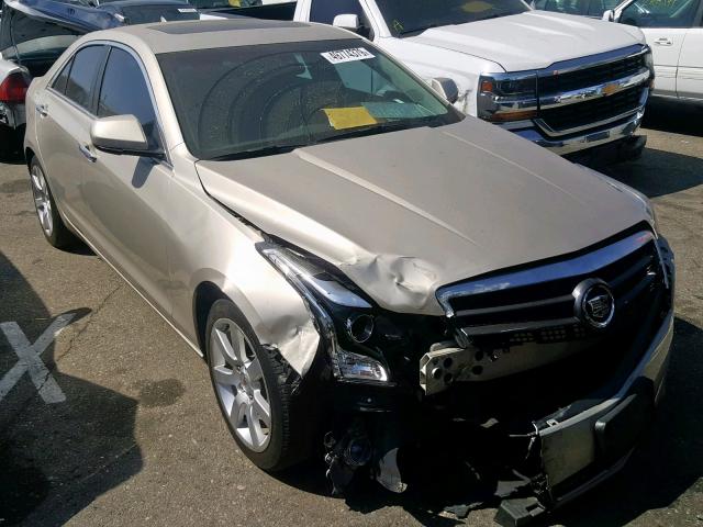 1G6AA5RA4D0141107 - 2013 CADILLAC ATS GOLD photo 1