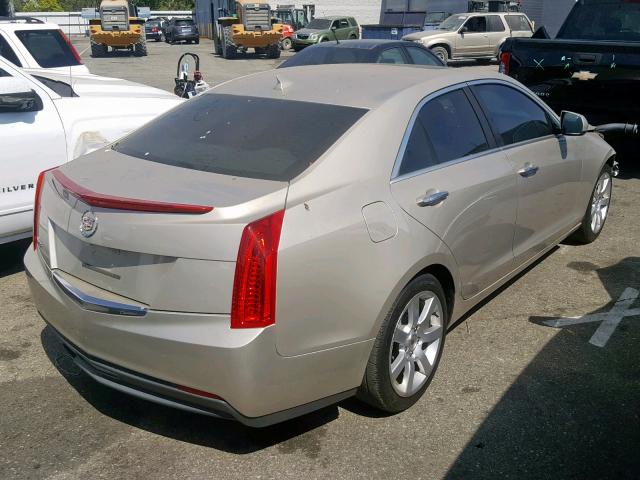 1G6AA5RA4D0141107 - 2013 CADILLAC ATS GOLD photo 4