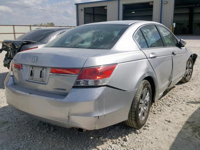 1HGCP2F65CA063143 - 2012 HONDA ACCORD SE GRAY photo 4