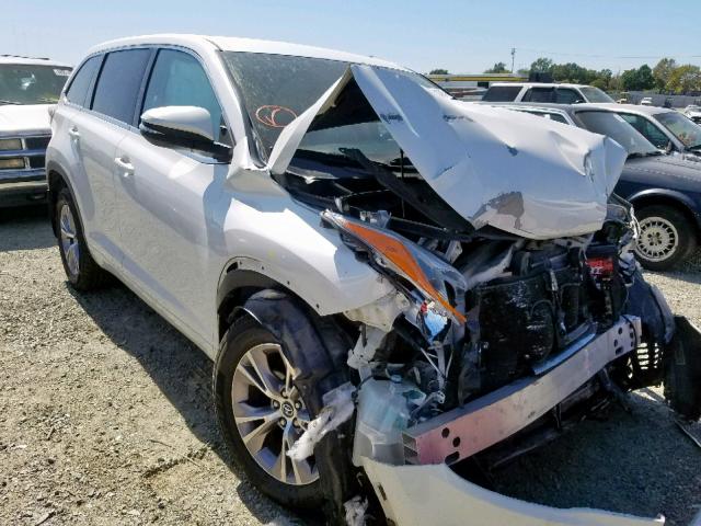 5TDBKRFH0GS294365 - 2016 TOYOTA HIGHLANDER WHITE photo 1