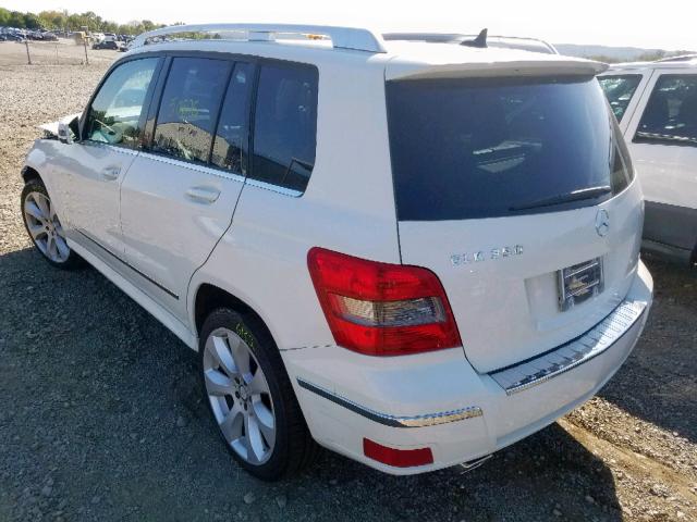 WDCGG8HB8BF657718 - 2011 MERCEDES-BENZ GLK 350 4M WHITE photo 3