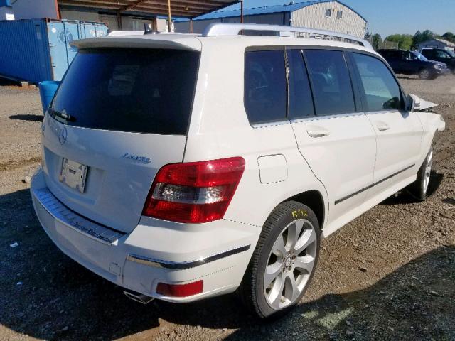 WDCGG8HB8BF657718 - 2011 MERCEDES-BENZ GLK 350 4M WHITE photo 4