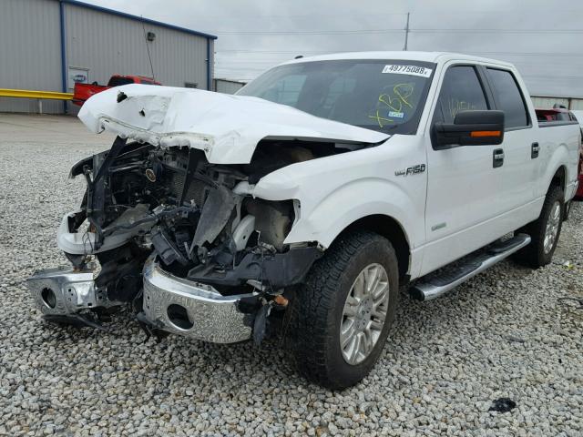 1FTFW1CT6BFB90973 - 2011 FORD F150 SUPER WHITE photo 2