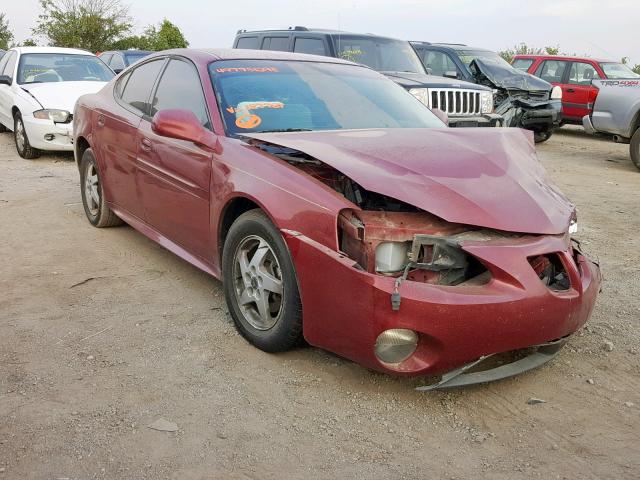 2G2WP522X41187781 - 2004 PONTIAC GRAND PRIX RED photo 1