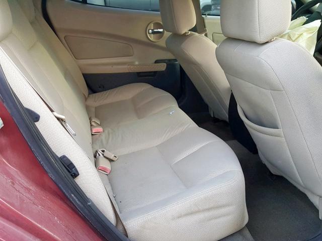 2G2WP522X41187781 - 2004 PONTIAC GRAND PRIX RED photo 6