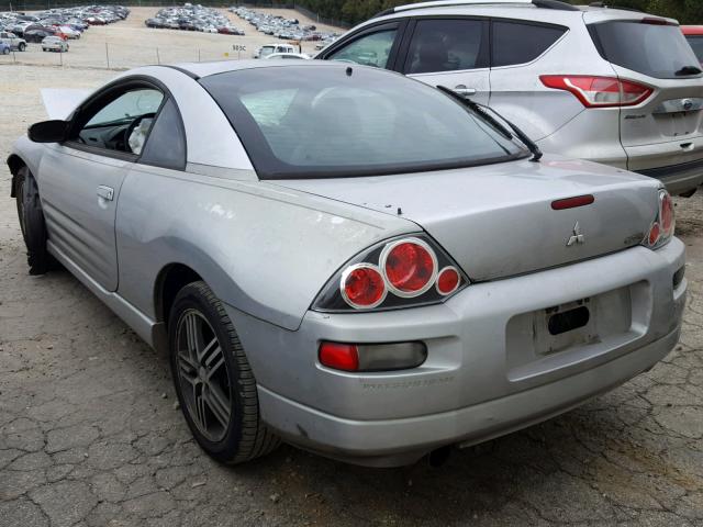 4A3AC74H05E016355 - 2005 MITSUBISHI ECLIPSE GT GRAY photo 3