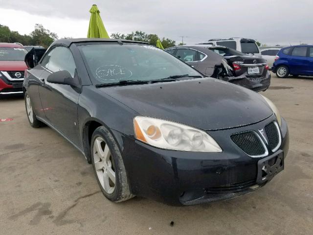 1G2ZH36N084253557 - 2008 PONTIAC G6 GT BLACK photo 1