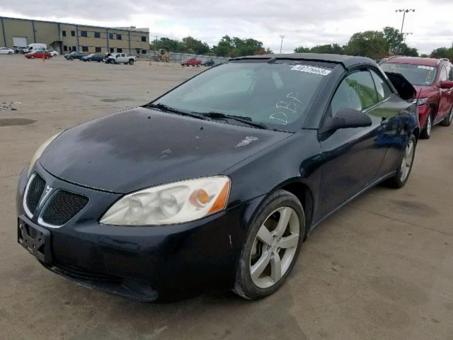 1G2ZH36N084253557 - 2008 PONTIAC G6 GT BLACK photo 2