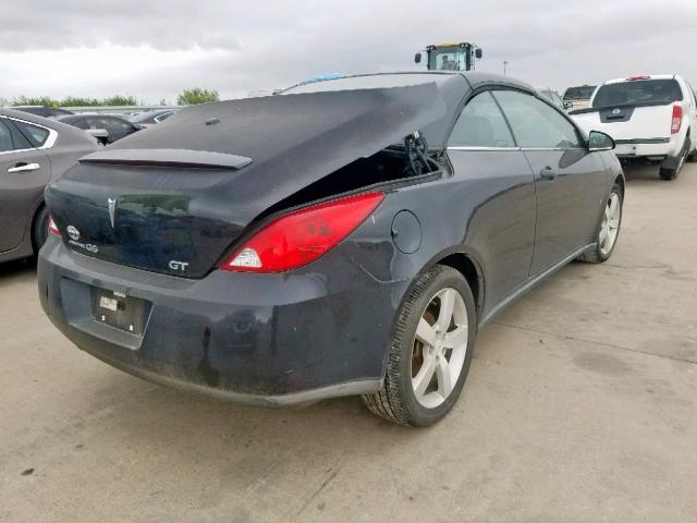 1G2ZH36N084253557 - 2008 PONTIAC G6 GT BLACK photo 4